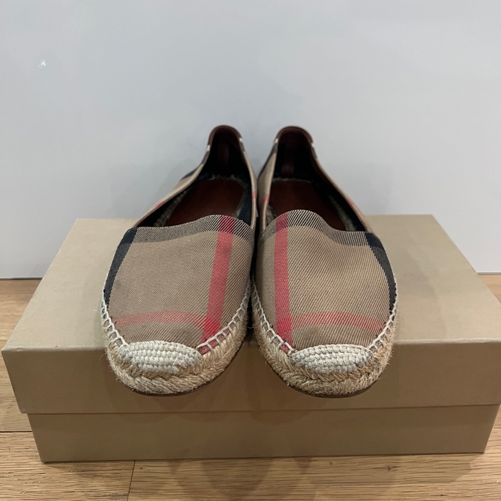 Burberry Housecheck Hodgeson Flat Espadrille